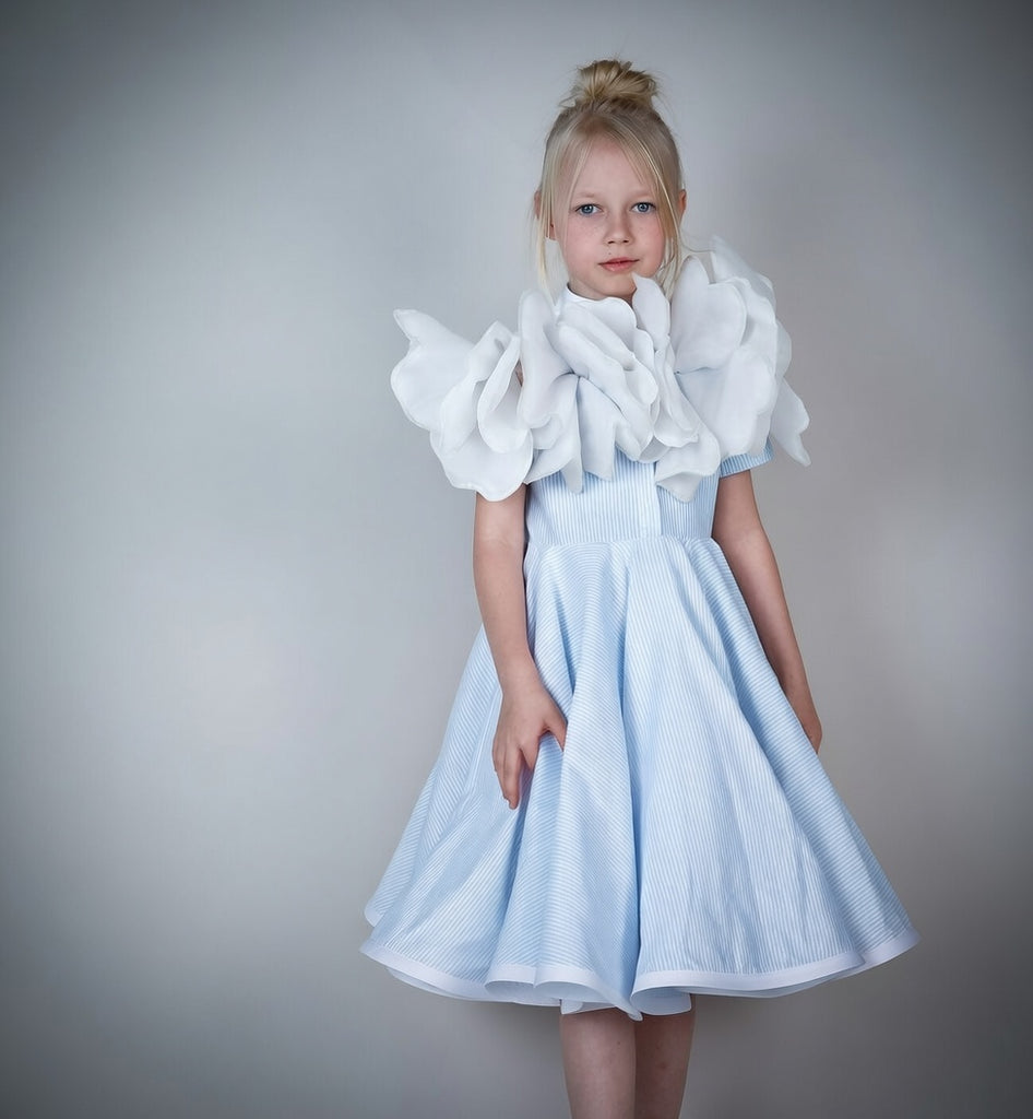 NIKOLIA "OH SHE IS A STAR" Naomi Dress in Blue Celeste