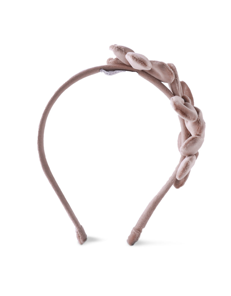 GINGERSNAPS FW25 LINDSAY HEADBAND PINK WITH FLOWERS