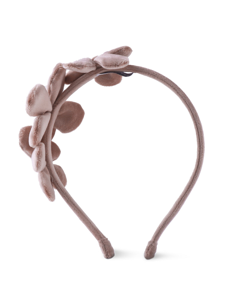 GINGERSNAPS FW25 LINDSAY HEADBAND PINK WITH FLOWERS