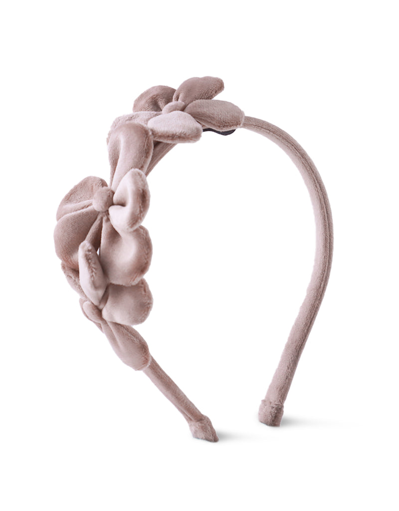 GINGERSNAPS FW25 LINDSAY HEADBAND PINK WITH FLOWERS