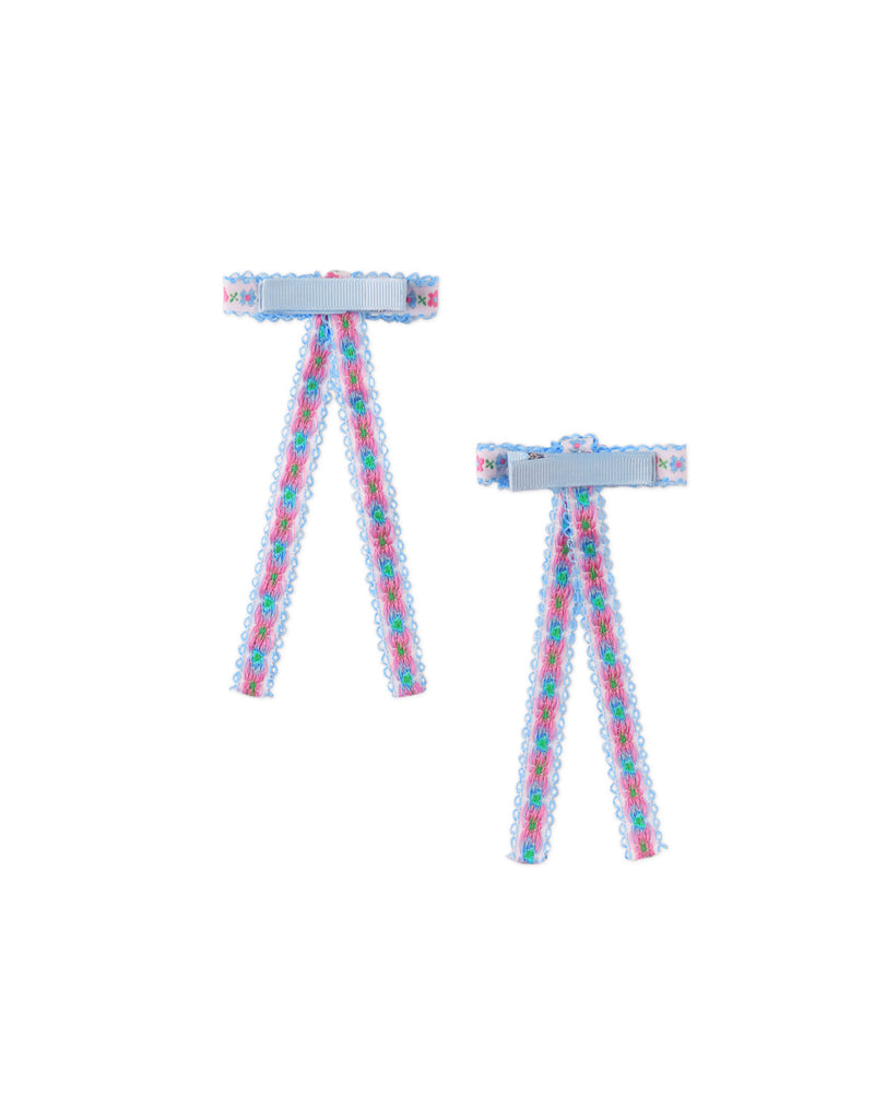 GINGERSNAPS SS26 Sophie Bow Clips Set of 2