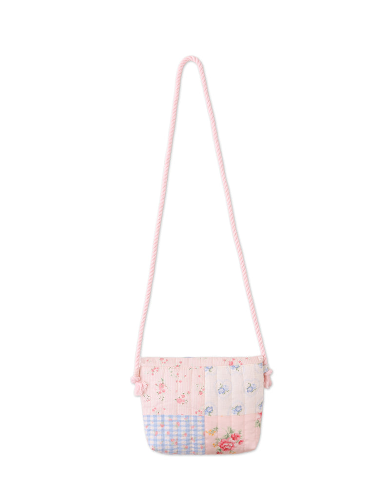 GINGERSNAPS SS26 Kane Patchwork Sling Bag With Patch Embroidery