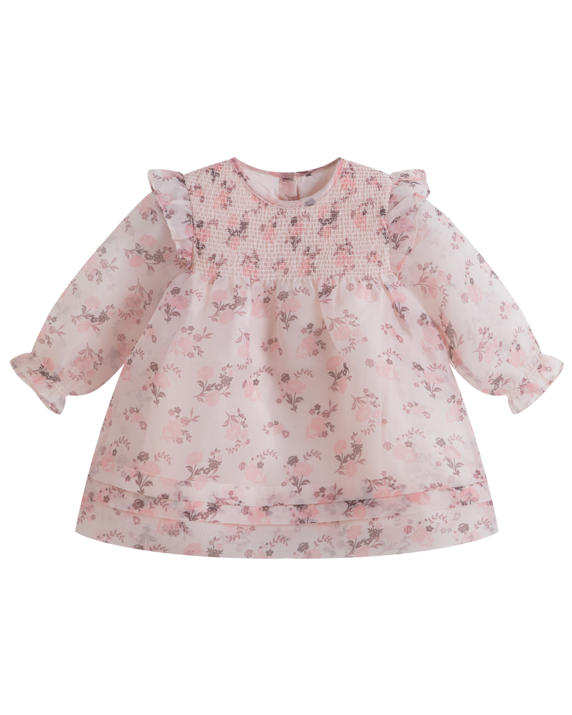 C'ERA UNA VOLTA FALL 2026 "GLIDING THROUGH TIME" Baby Jasmine Dress Pink Flower
