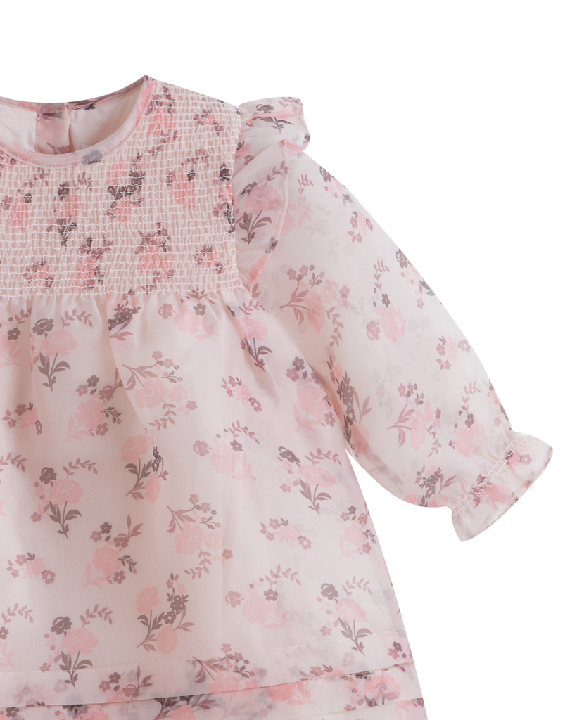 C'ERA UNA VOLTA FALL 2026 "GLIDING THROUGH TIME" Baby Jasmine Dress Pink Flower