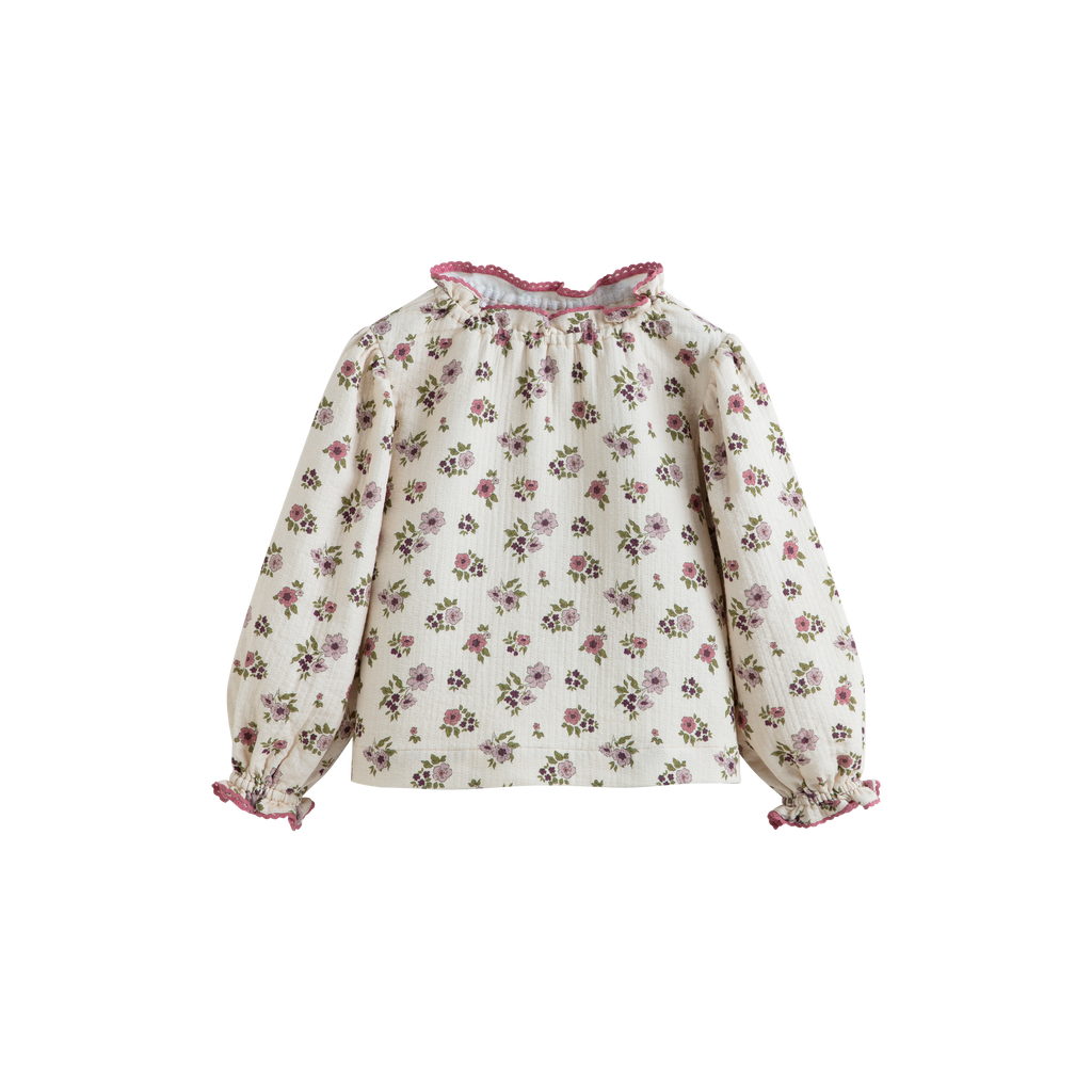 C'ERA UNA VOLTA FALL 2026 "GLIDING THROUGH TIME" Zelie Shirt Cream Flower