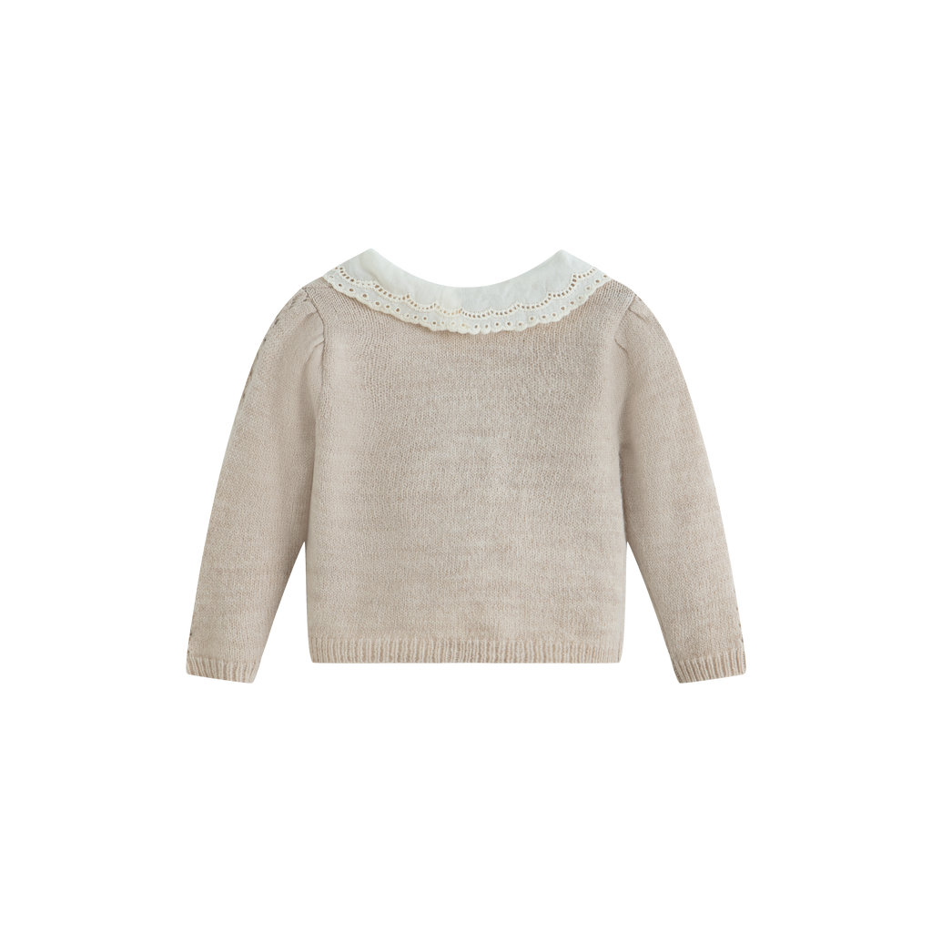 C'ERA UNA VOLTA FALL 2026 "GLIDING THROUGH TIME" Baby Selene Cardigan Cream