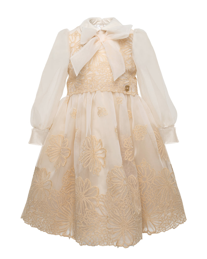 ELIE SAAB Fall Winter 2025 EMBROIDERED ORGANZA DRESS