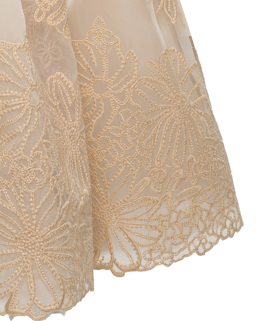 ELIE SAAB Fall Winter 2025 EMBROIDERED ORGANZA DRESS