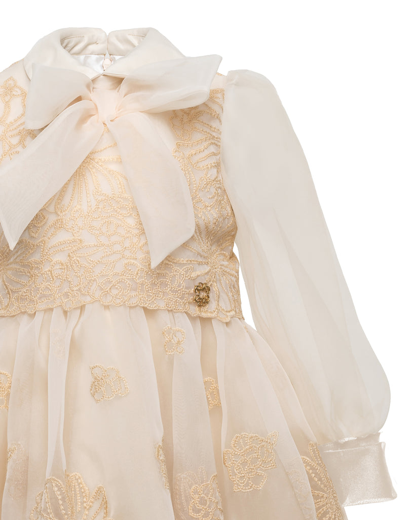 ELIE SAAB Fall Winter 2025 EMBROIDERED ORGANZA DRESS