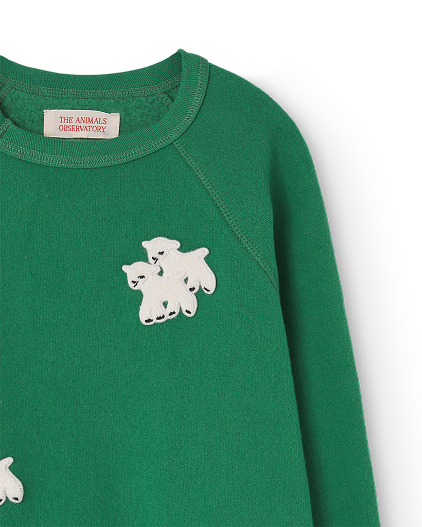 TAO The Animals Observatory FW24 Green Sheep Shark Sweatshirt