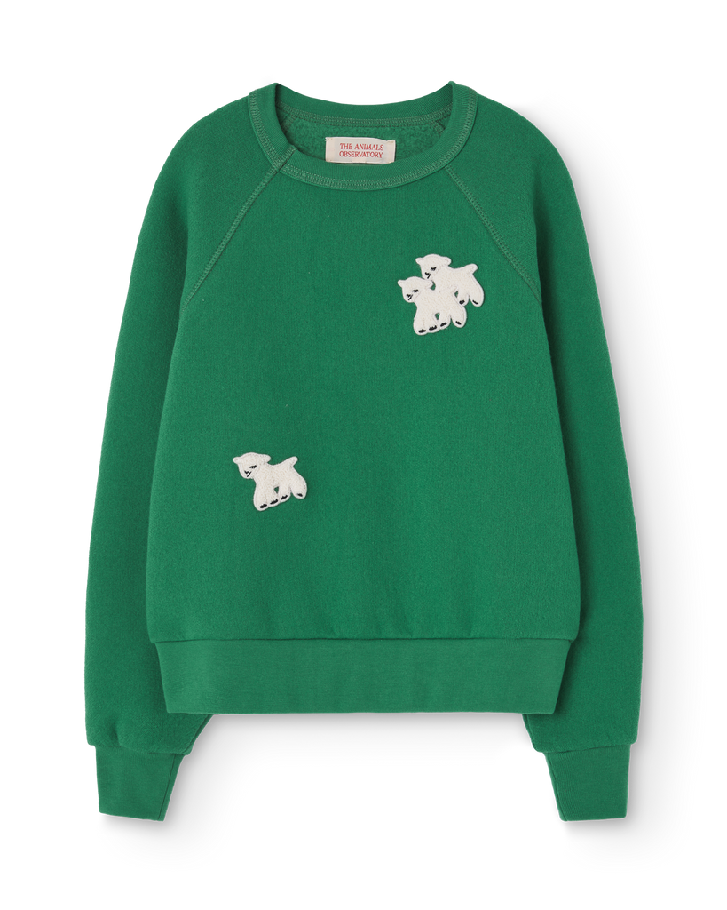 TAO The Animals Observatory FW24 Green Sheep Shark Sweatshirt