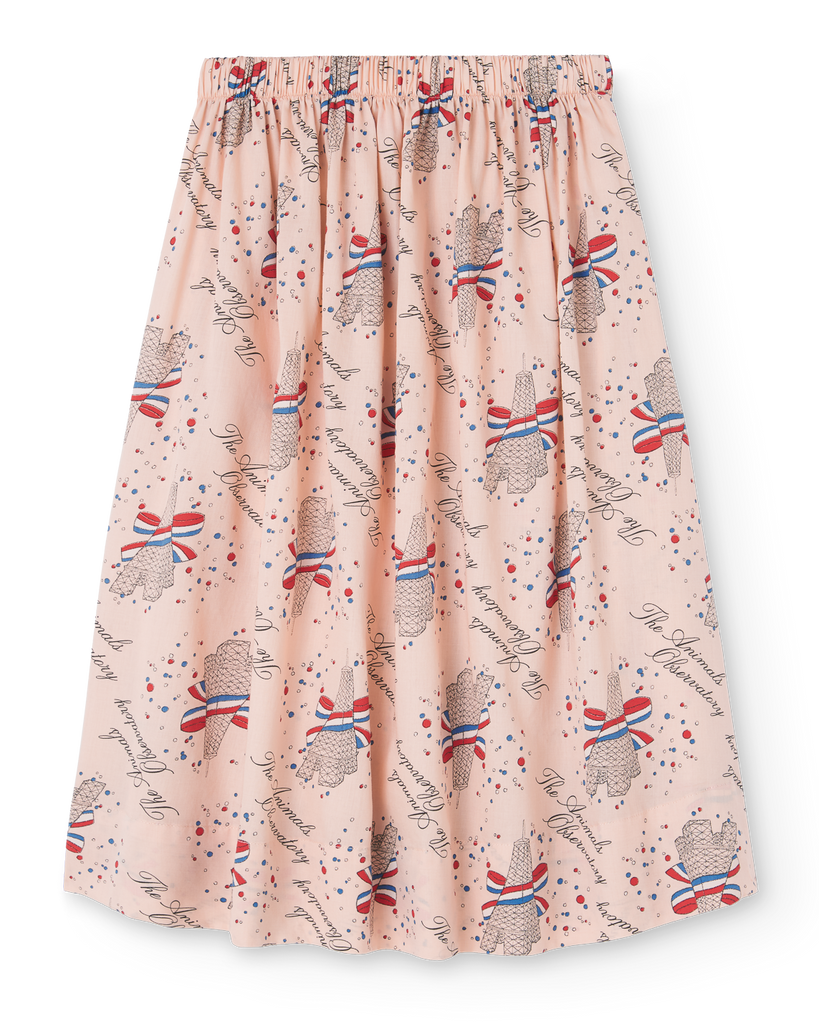 TAO The Animals Observatory FW24 Rose Eiffel Woven Ladybug Skirt
