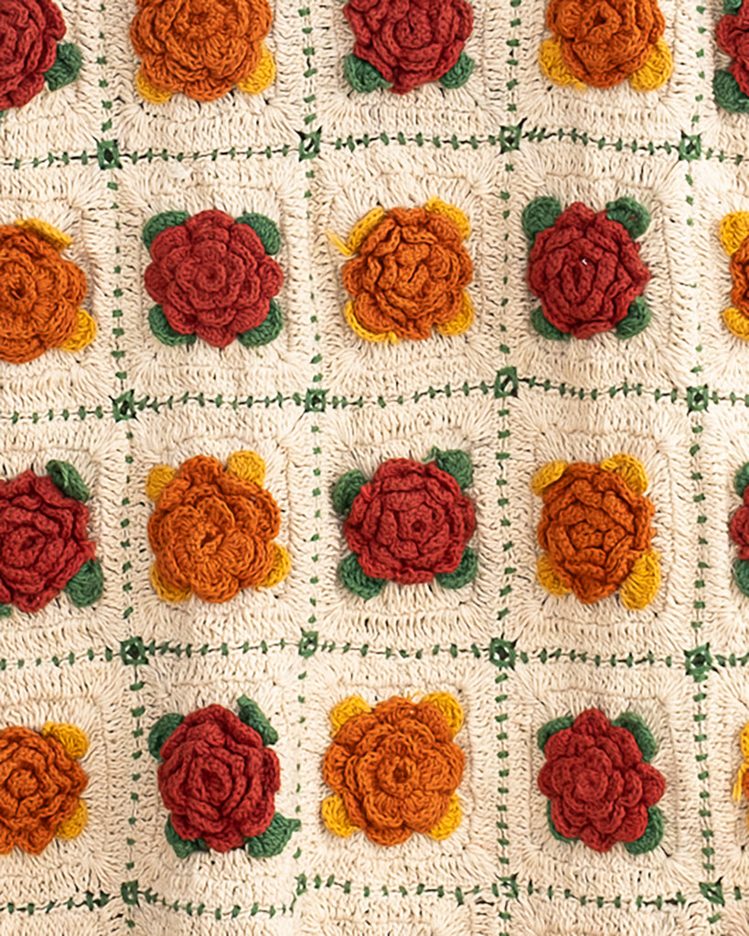 FISH & KIDS FALL 2026 CROCHET FLOWERS PATCHWORK DRESS