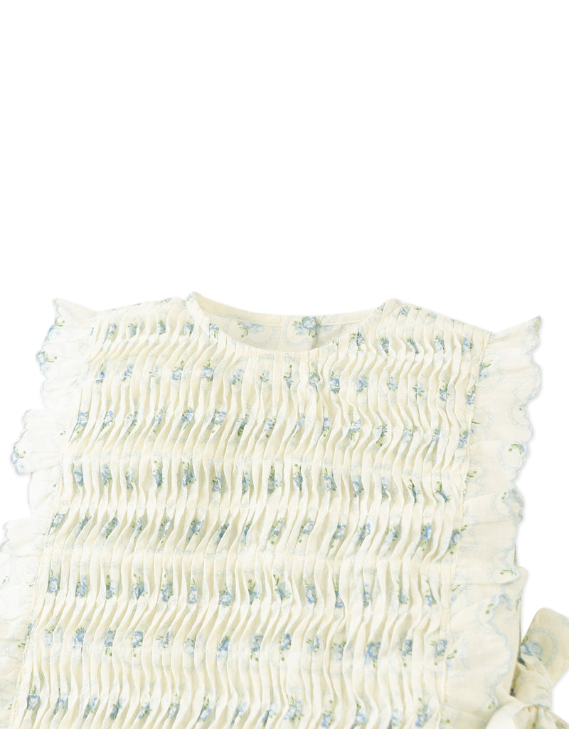 GINGERSNAPS SS26 Cassie Ruffled Top with Side Ties