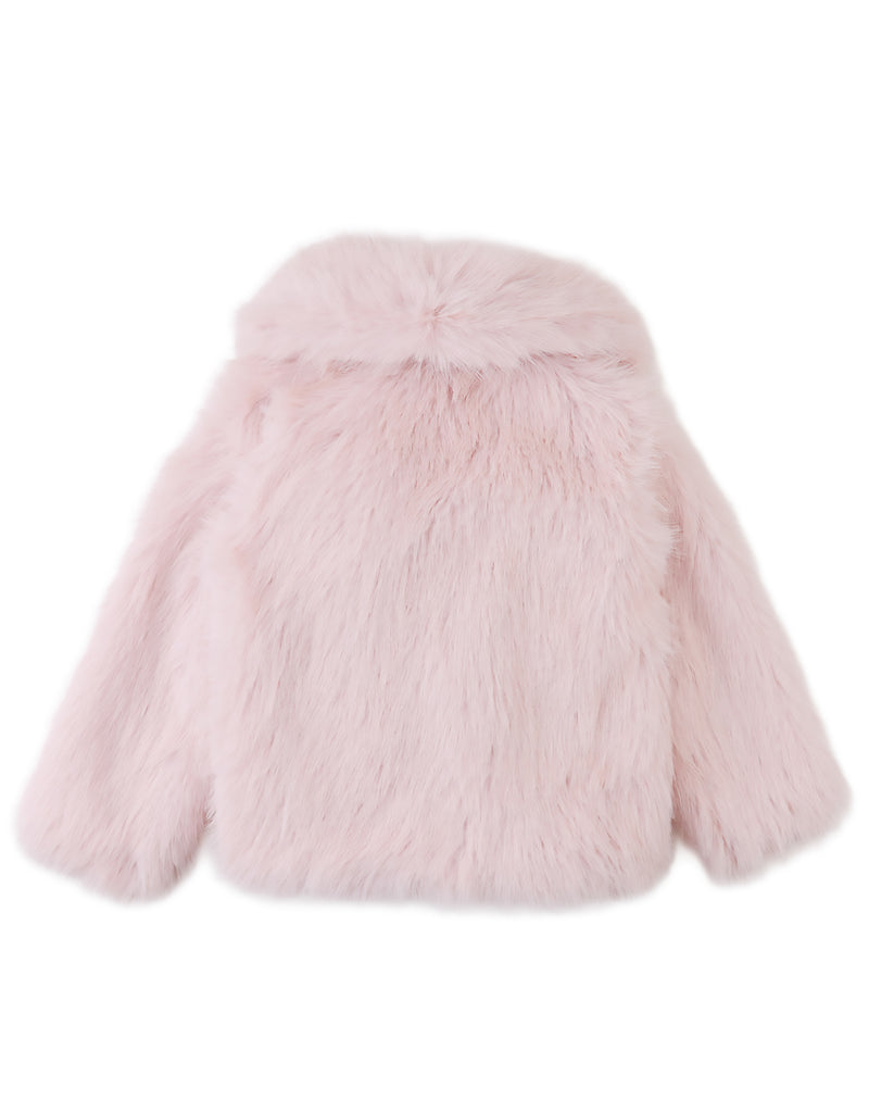 GINGERSNAPS FALL 2026 TABITHA SHAGGY COAT WITH SHAWL COLLAR