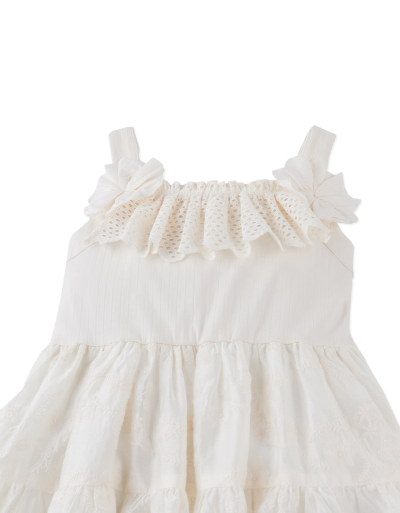 GINGERSNAPS SS26 Addison Dress with Corsage & Tiered Skirt