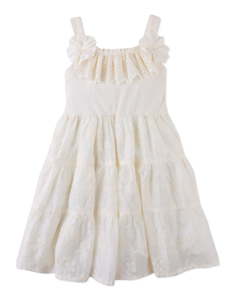 GINGERSNAPS SS26 Addison Dress with Corsage & Tiered Skirt