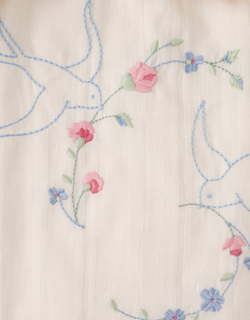 GINGERSNAPS SS26 Alessia Cross-Stitch Embroidered Dress