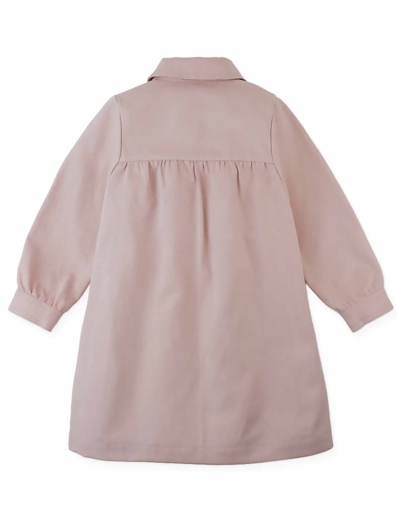 GINGERSNAPS FALL 2026 MINERVA SHIFT DRESS WITH COLLAR AND CROSS STITCH