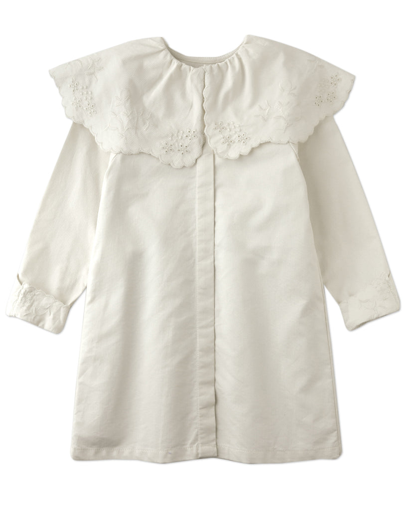 GINGERSNAPS FW25 MERYL LONG SLEEVES SHIFT DRESS with EMBROIDERED COLLAR