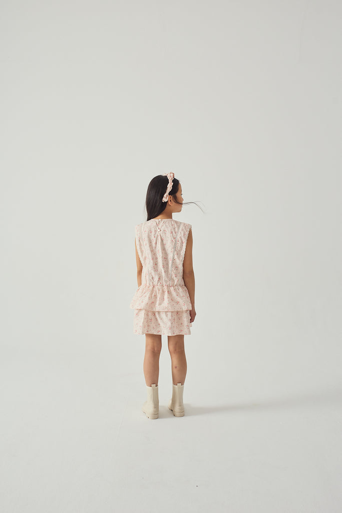 GINGERSNAPS SS26 Mel Dress with Lace Trims & Tiered Skirt