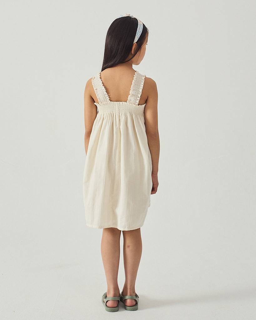 GINGERSNAPS SS26 Alessia Cross-Stitch Embroidered Dress