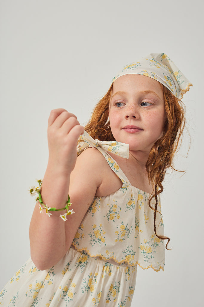 GINGERSNAPS SS26 Katie Sundress with Bow Tie Straps & Embroidery
