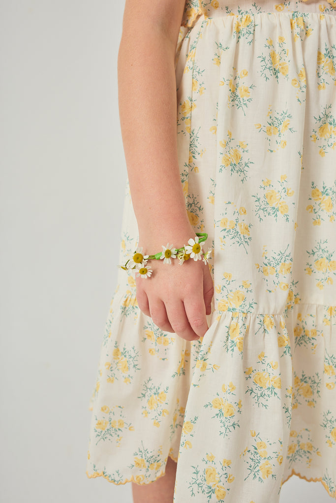 GINGERSNAPS SS26 Katie Sundress with Bow Tie Straps & Embroidery