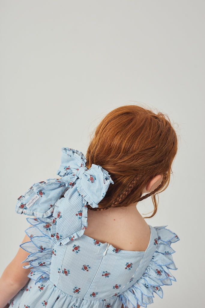 GINGERSNAPS SS26 Chloe Apron Dress with Smocked Bodice & Petal Sleeves