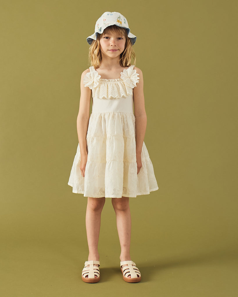 GINGERSNAPS SS26 Addison Dress with Corsage & Tiered Skirt