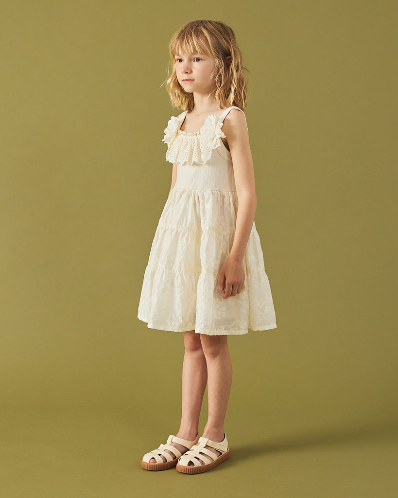 GINGERSNAPS SS26 Addison Dress with Corsage & Tiered Skirt