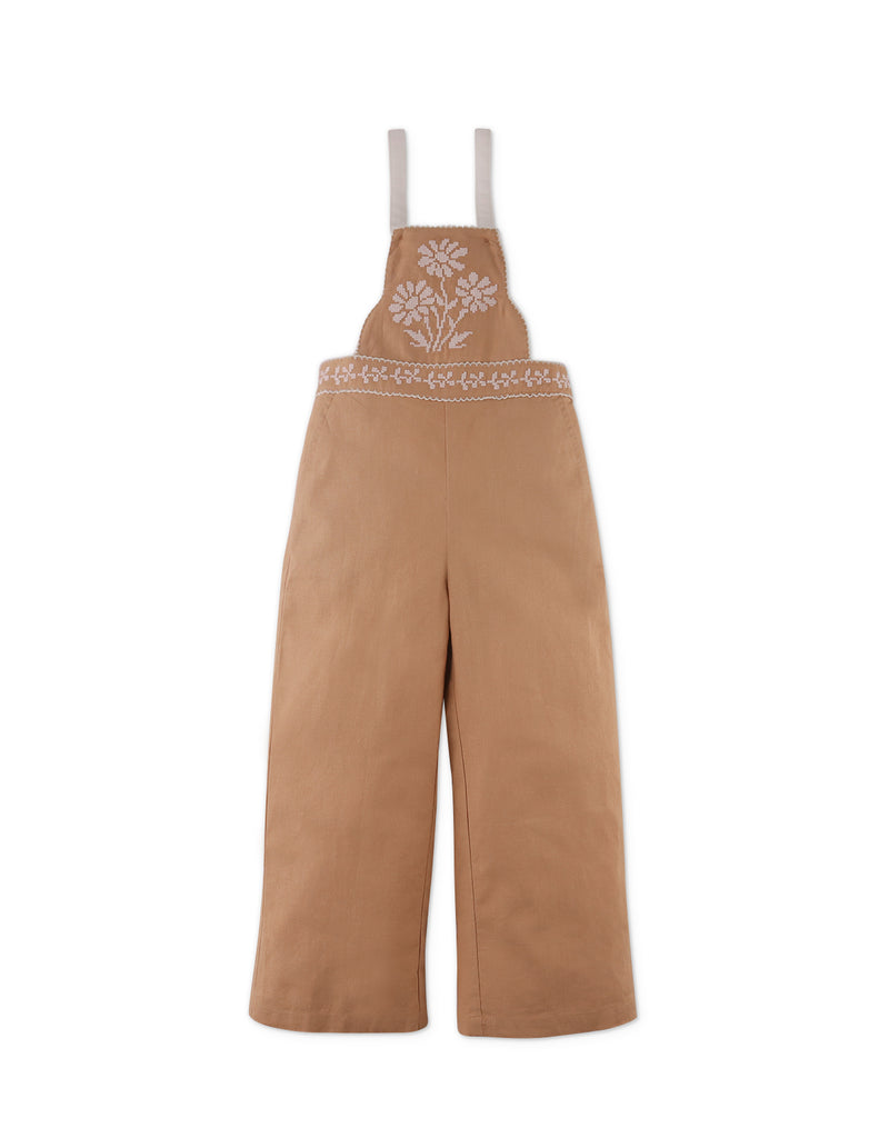 GINGERSNAPS SS25 Maisey Jumpsuit Overalls with Embroidery