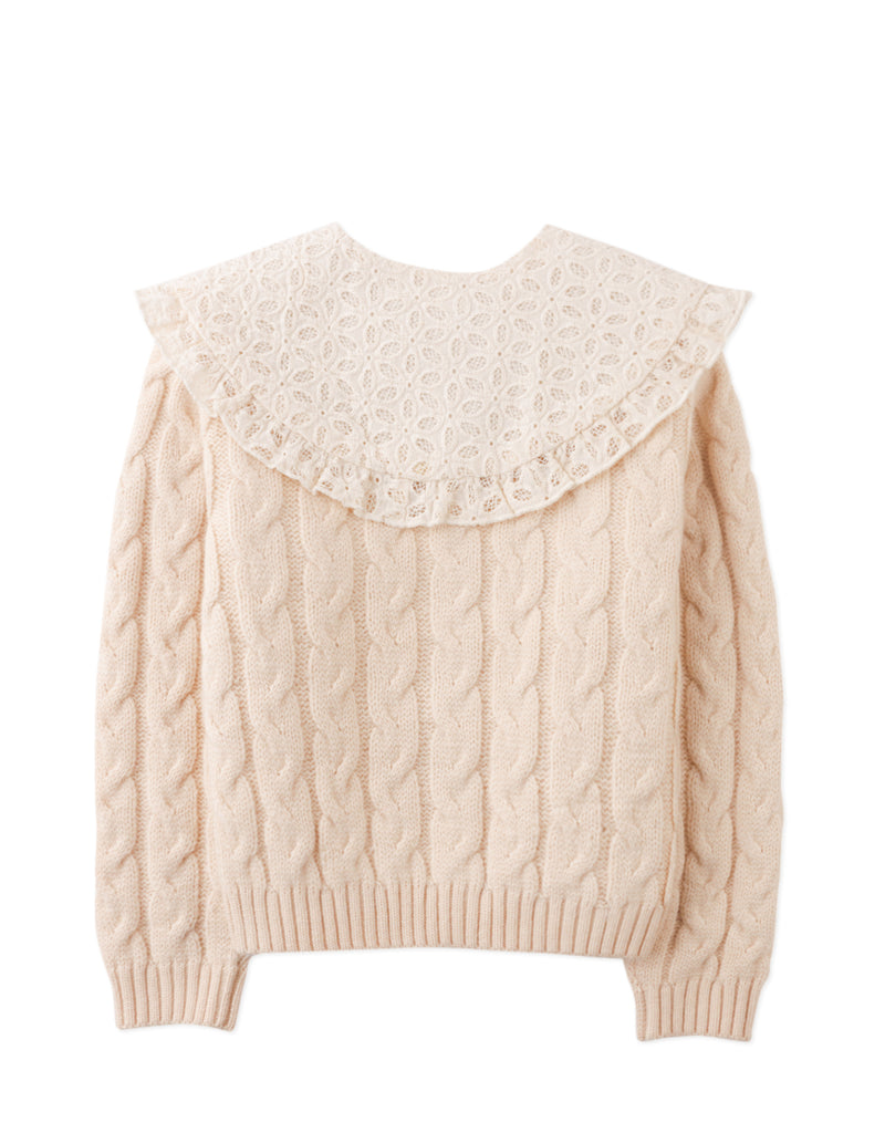 GINGERSNAPS FW25  HILARY CARDIGAN WITH DETACHABLE COLLAR