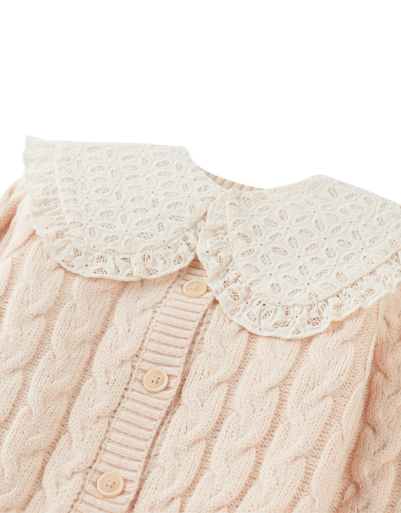 GINGERSNAPS FW25  HILARY CARDIGAN WITH DETACHABLE COLLAR