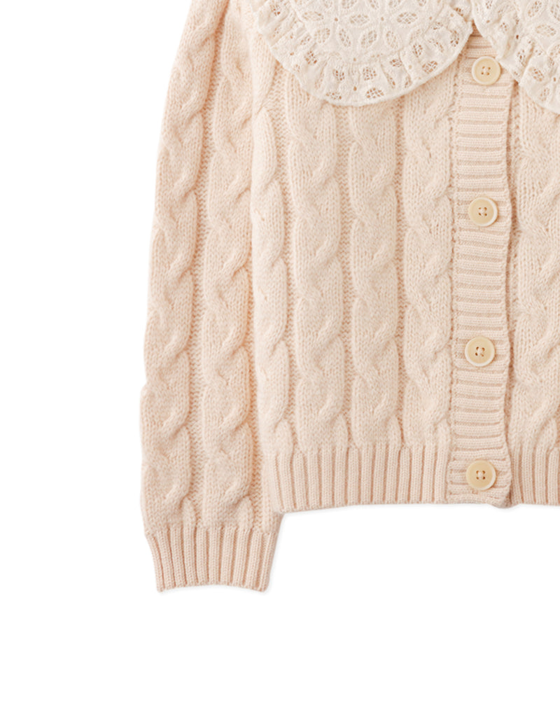 GINGERSNAPS FW25  HILARY CARDIGAN WITH DETACHABLE COLLAR