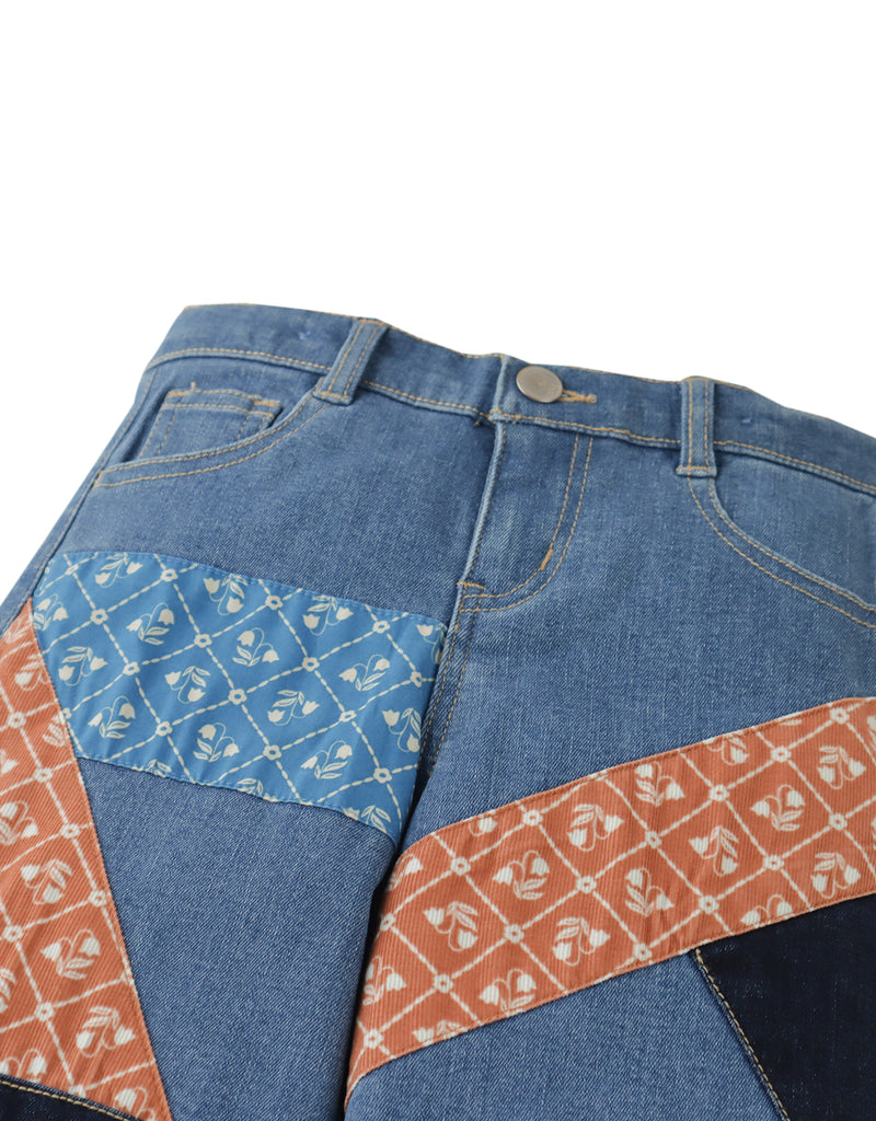 GINGERSNAPS FW25 HARLEY JEAN PANTS WITH PATCHWORK DETAILS