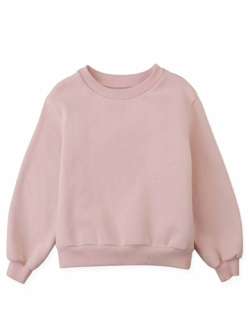 GINGERSNAPS FALL 2026 BENEDICTA SWEATER WITH REMOVABLE WOVEN RUFFLED COLLAR