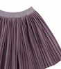 GINGERSNAPS Pleated Velour Midi Skirt
