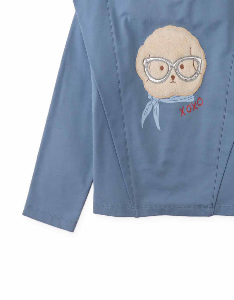 GINGERSNAPS FALL 2026 GREGORIA TEE WITH POODLE DETAILS