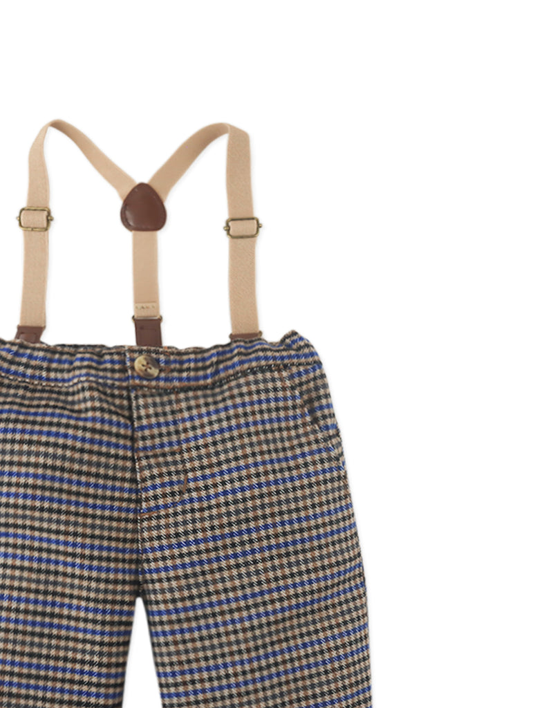 GINGERSNAPS FW25 BABY LESLIE CARROT LEG SUSPENDER PANTS