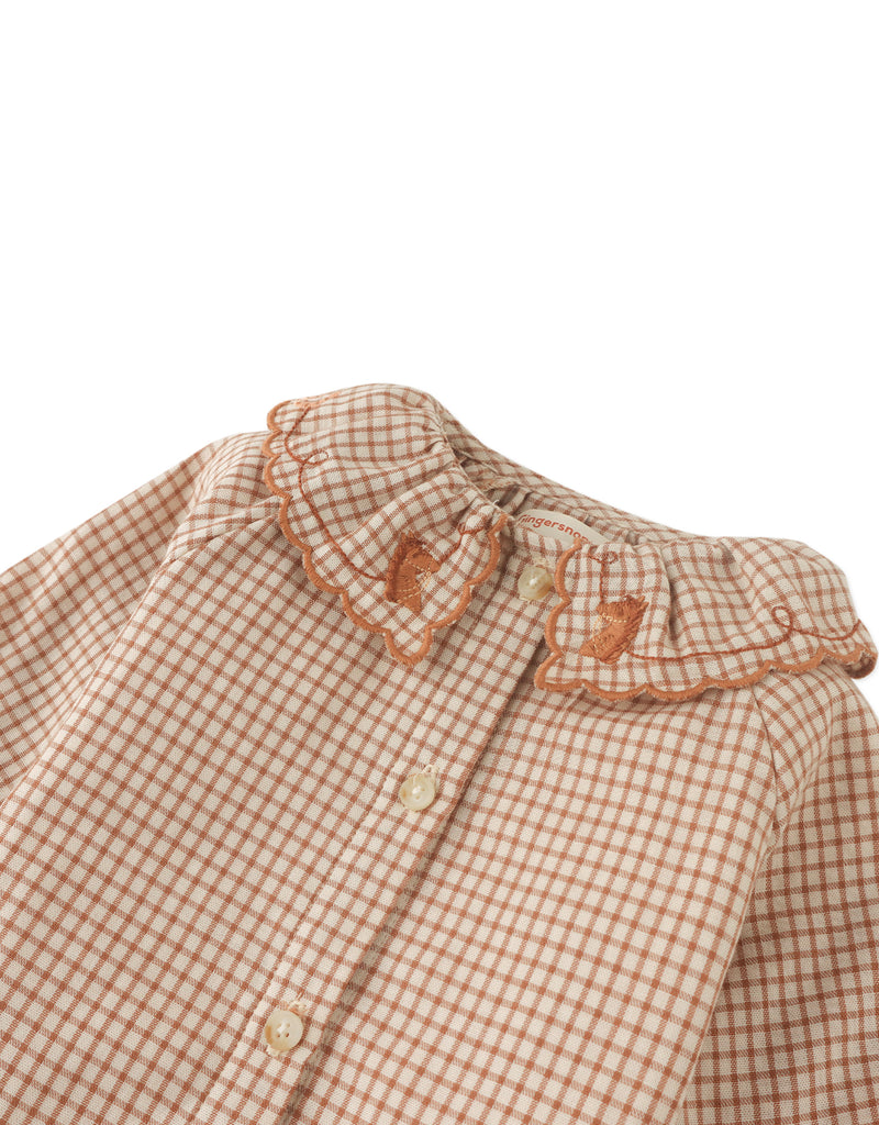 GINGERSNAPS FW25 BABY CHARLOTTE BUTTON DOWN BLOUSE