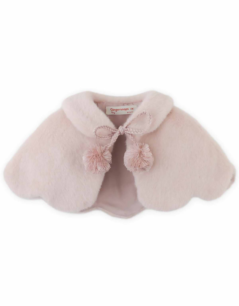 GINGERSNAPS FALL 2026 BABY ELAINE SCALLOPED EDGE PLUSHIE CAPELET