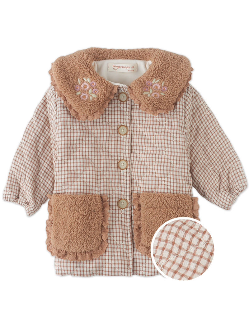 GINGERSNAPS FW25  BABY ASTRID QUILTED JACKET