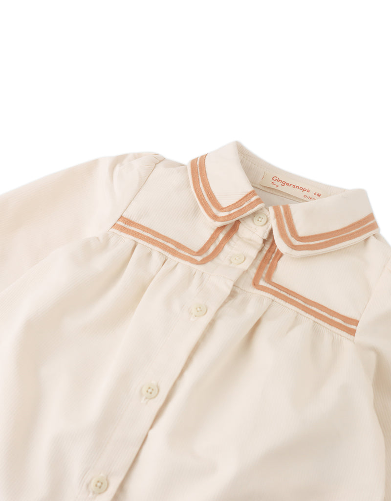 GINGERSNAPS FW25 BABY PETRA LONG SLEEVES SHIFT DRESS