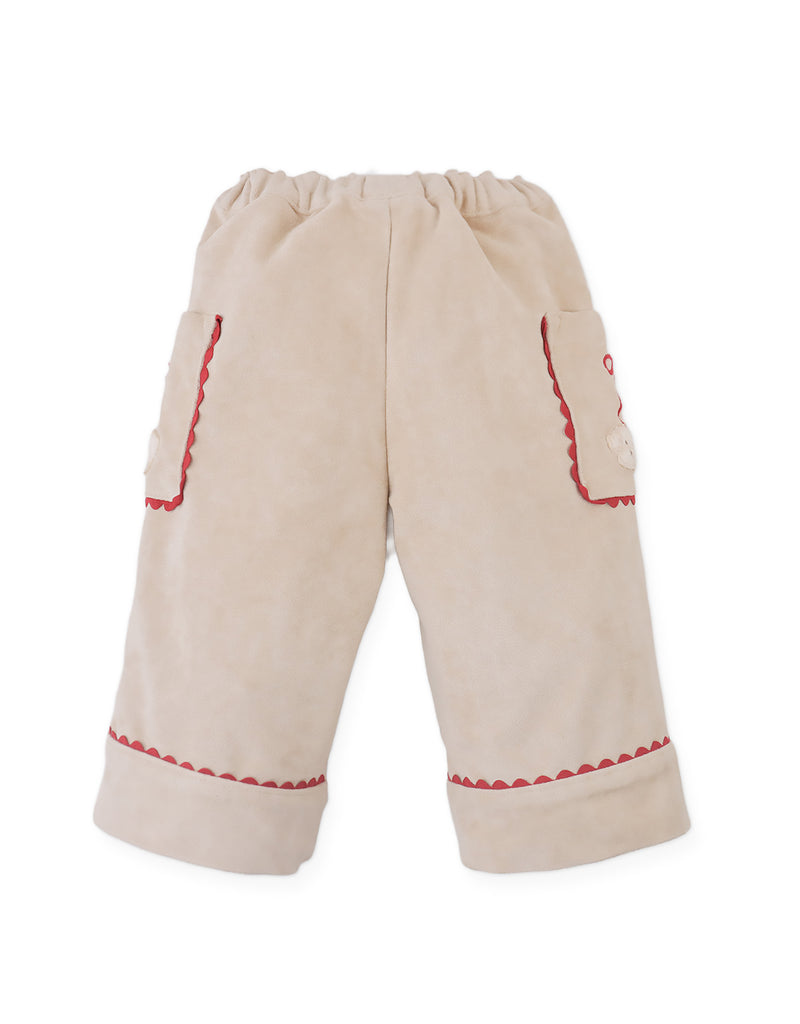 GINGERSNAPS FALL 2026 BABY NELLIE STRAIGHT CUT PANT WITH POODLE DETAIL