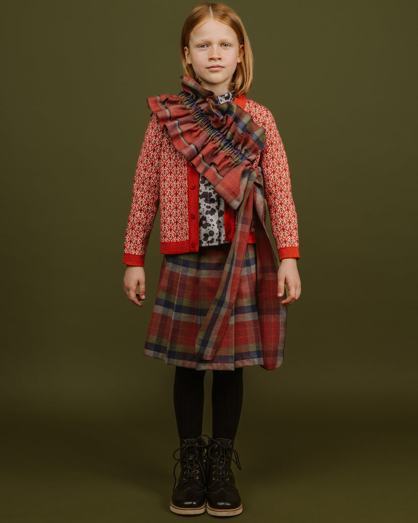 PAADE MODE "WONDER VOYAGE" Wool Cardigan Noel in Pink