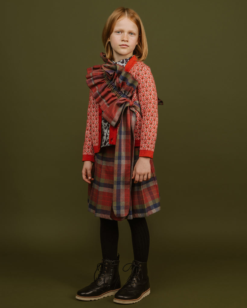 PAADE MODE "WONDER VOYAGE" Wool Cardigan Noel in Pink