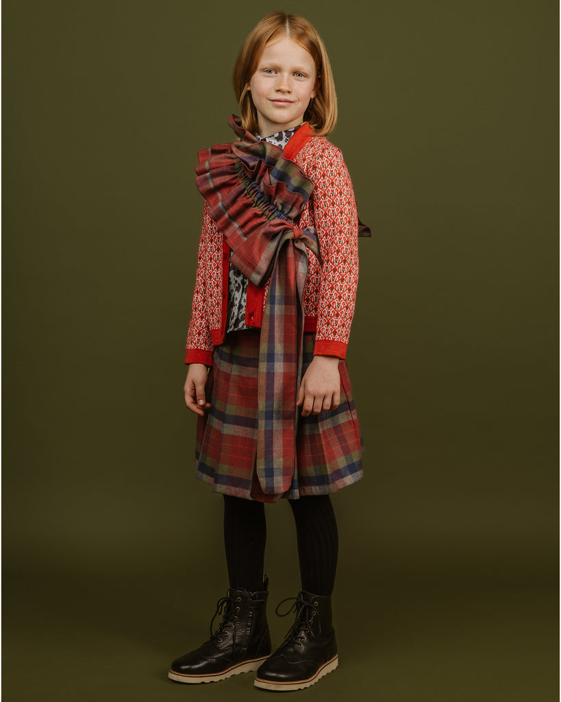 PAADE MODE "WONDER VOYAGE" Wool Cardigan Noel in Pink