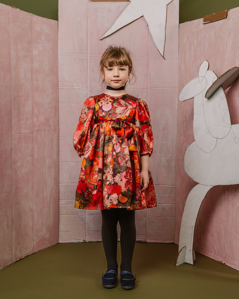 PAADE MODE "WONDER VOYAGE" Atelier Silk Dress Felice in Red