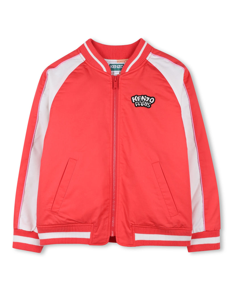 KENZO SS2026 JACKET IN COTTON SATIN with PANDA